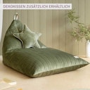 Vorschaubild Waschbarer Sitzsack für Kinder – Öko-Samt