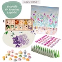 Vorschaubild Spieltuch Bio-Baumwolle Blumen 100 x 100 cm