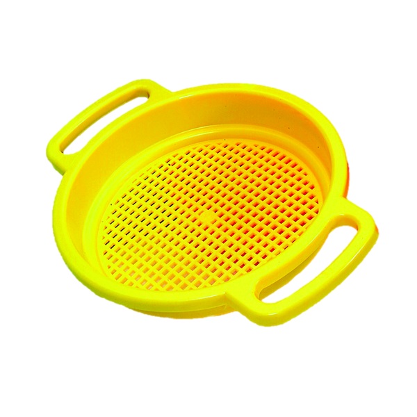 Großes Sandsieb - gelb