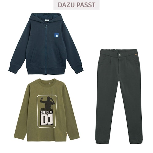 Leichtes Langarmshirt Streifen