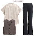 Vorschaubild Damen Kurzarm-Bluse weiß