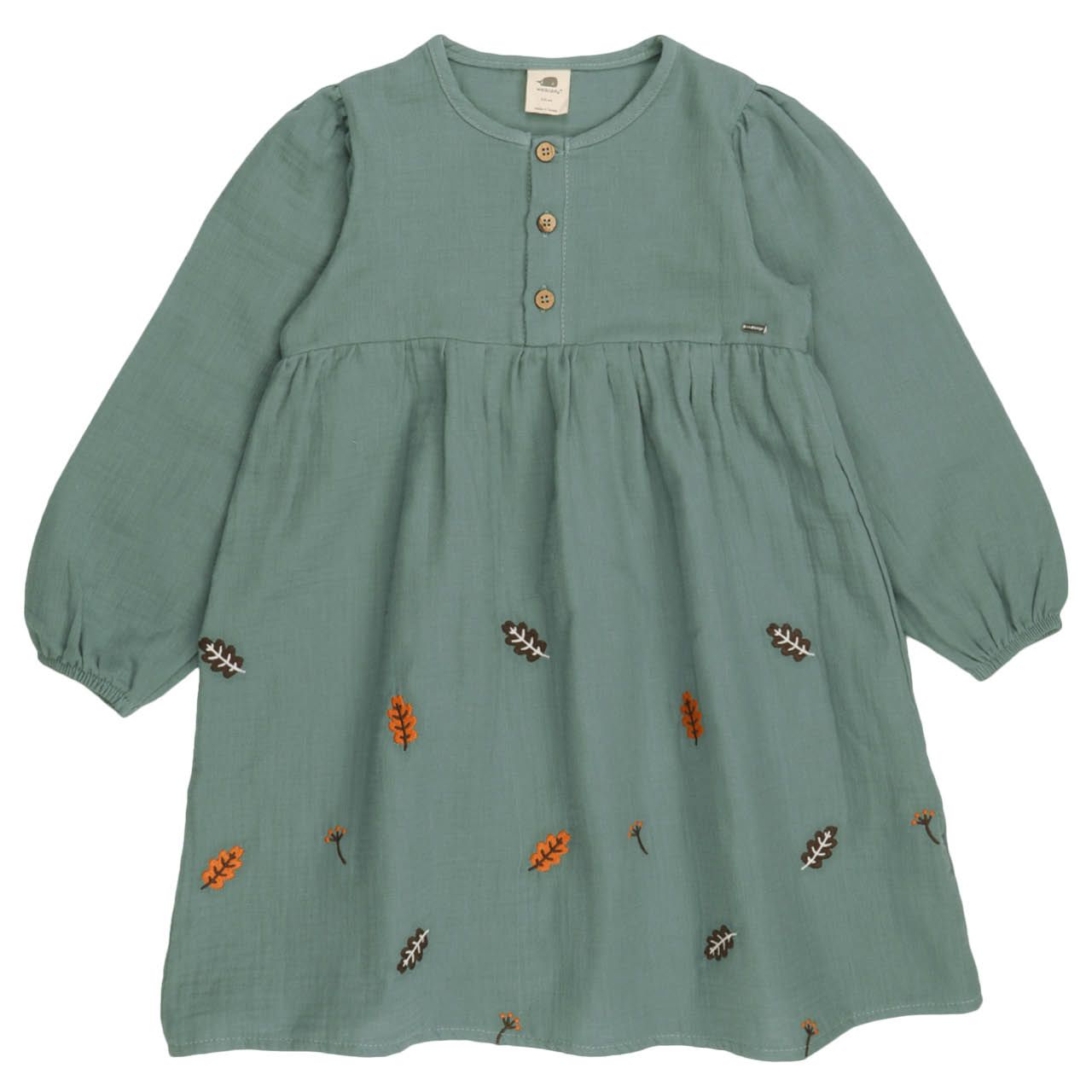 Musselin Langarmkleid Pilze