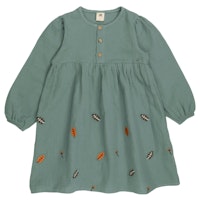 Musselin Langarmkleid Pilze