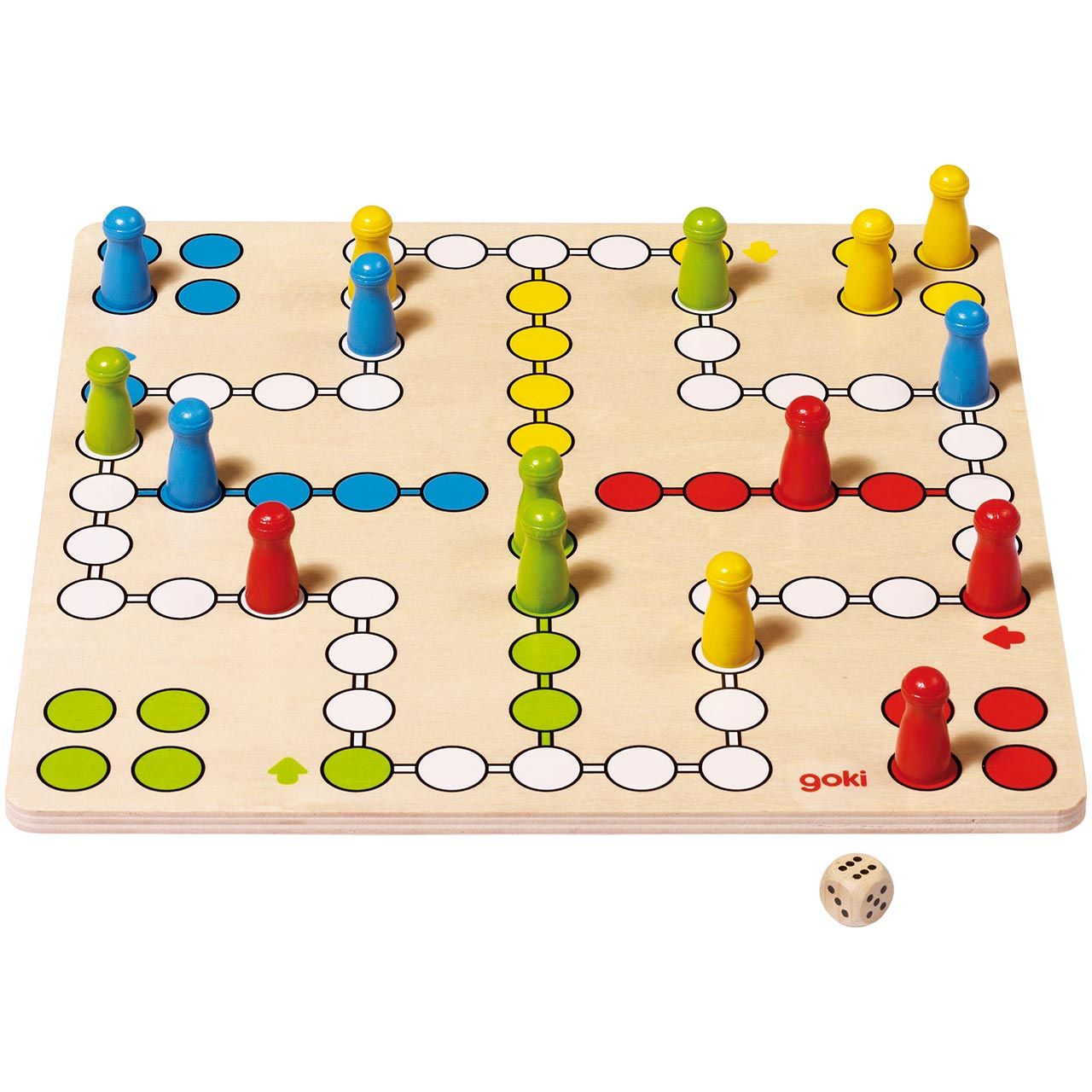 Brettspiel Ludo aus Holz