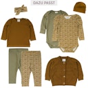 Vorschaubild Langarmbody Puffärmel Blumenprint