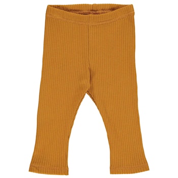 Edle Leggings Rippe braun