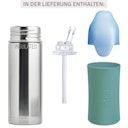 Vorschaubild Isolierte Trinkhalm Flasche ab 12 M - open end mint