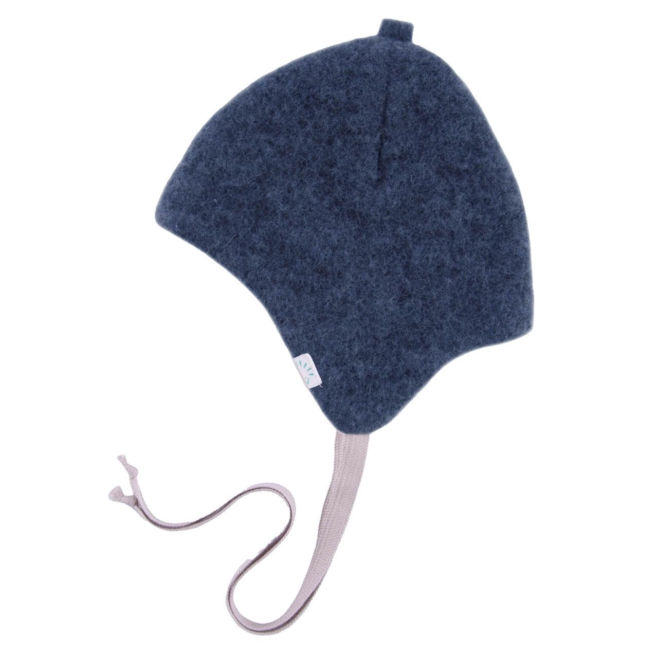 Babymütze iobio Fleece Schurwolle Uni