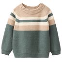 Vorschaubild Pullover People Wear Organic Strick langarm Motiv