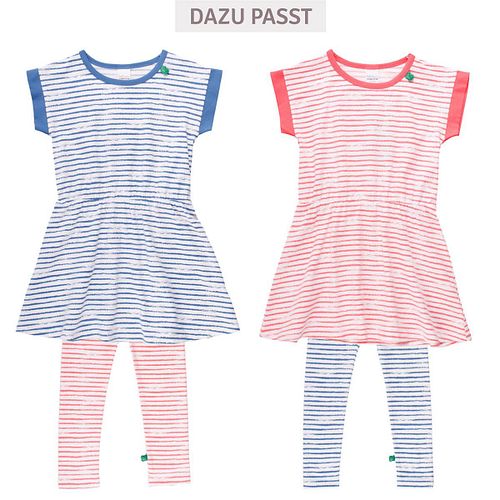 Kleid Fred's World kurzarm Motiv