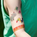 Vorschaubild Kindertattoos Wilde Tiere