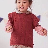 Edler Ajourstrick Pullunder