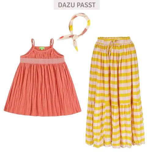 Sommer Kleid Musselin Spaghettiträger
