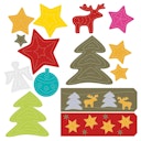Vorschaubild Prickelvorlagen Weihnachten – 10 Bögen aus Recyclingpapier