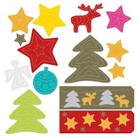 Prickelvorlagen Weihnachten – 10 Bögen aus Recyclingpapier
