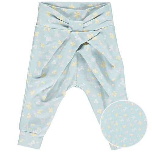 Edle Krabbelhose Schleife Blumen