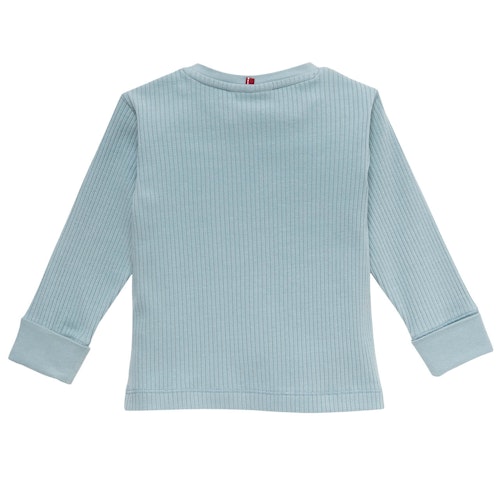 Edles Rippe Langarmshirt
