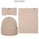 Vorschaubild Damen Loop Baby Alpaka Merinowolle Mix beige