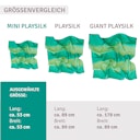 Vorschaubild Regenbogen Spieltuch Seide klein 53 x 53 cm