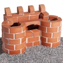Vorschaubild Steinbaukasten Burg I 100tlg 6-12+ Jahre