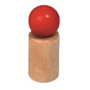 Vorschaubild Micro Car natur mit Holzfigur 11 cm