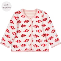 Gestreifte Wendejacke