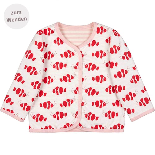 Gestreifte Wendejacke