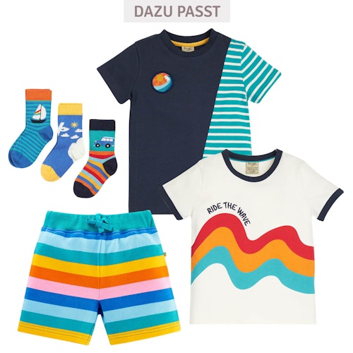 Weiche Kinder Shorts Streifen