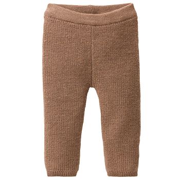 Weiche Strick-Hose braun
