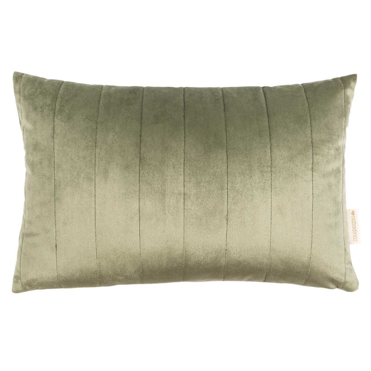 Waschbares Kuschelkissen – Öko-Samt grün