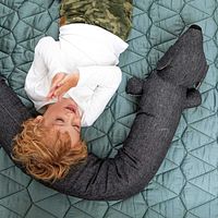 Nestchen Dackel 195 cm - anthrazit