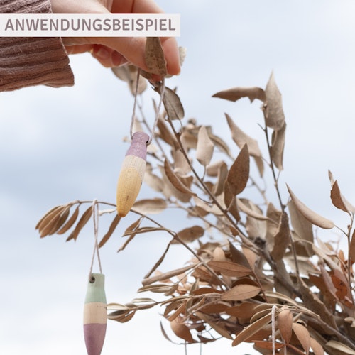 Holz Ornamente Weihnachtsbaumschmuck Twinkle Mist