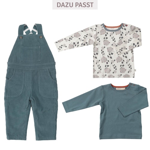 Edles Langarmshirt Winterblumen