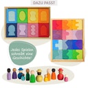 Vorschaubild Bauspiel Fenster bunt 18,6 x 26,6 cm