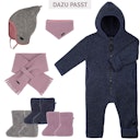 Vorschaubild Steckschal Wolle 70 cm ca. 1-3 Jahre mauve