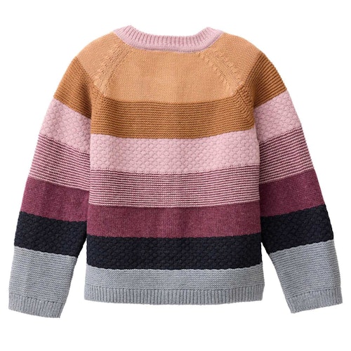 Hochwertige Strickjacke Blockdesign