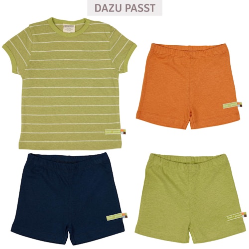 Leichtes Leinen Shirt kurzarm Streifen