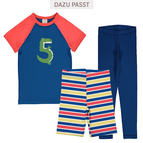 Raglanshirt kurzarm 1 Jahr Pinguin