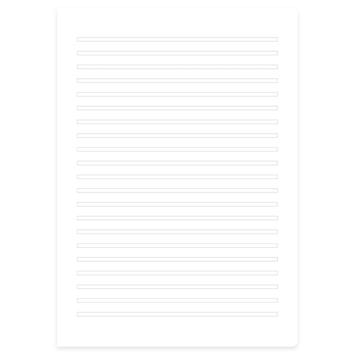 Schulheft liniert für die 3. Klasse – Lineatur 3, DIN A4