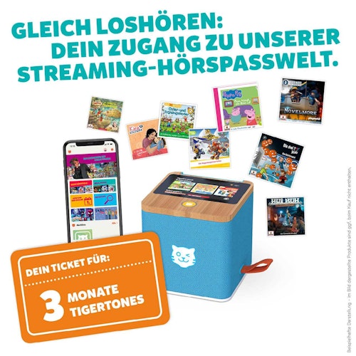 Tigerticket – 3 Monate Zugang zu tigertones