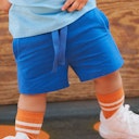 Vorschaubild Weite Baby Jersey Shorts uni