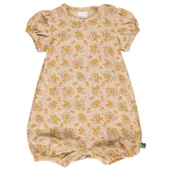 Leichter, edler Beachbody Blumen beige