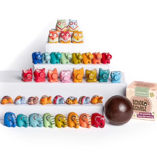 SchokoSchatz Zartbitter-Schokolade – Glücksbringer