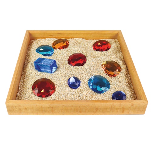 Spieltablett aus Holz 27,5 x 27,5 cm