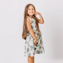 Vorschaubild Leichtes Kleid Elefanten-Alloverdruck