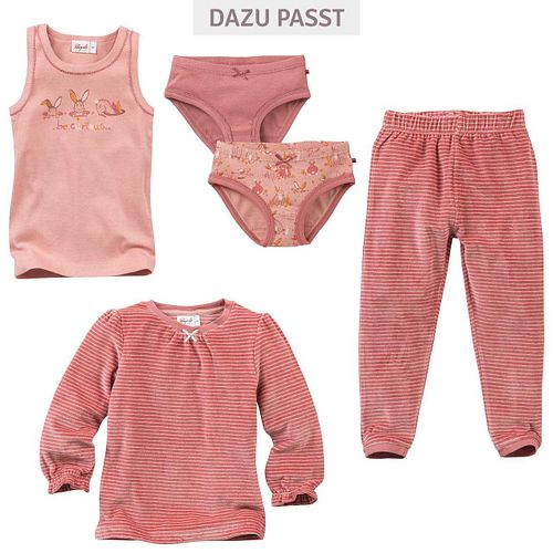 Schlafanzug People Wear Organic Nicki langarm Motiv