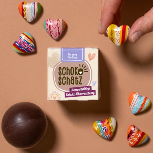 SchokoSchatz Zartbitter-Schokolade – Lieblingsmensch-Edition