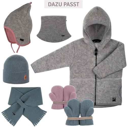 Loopschal Wolle Fleece