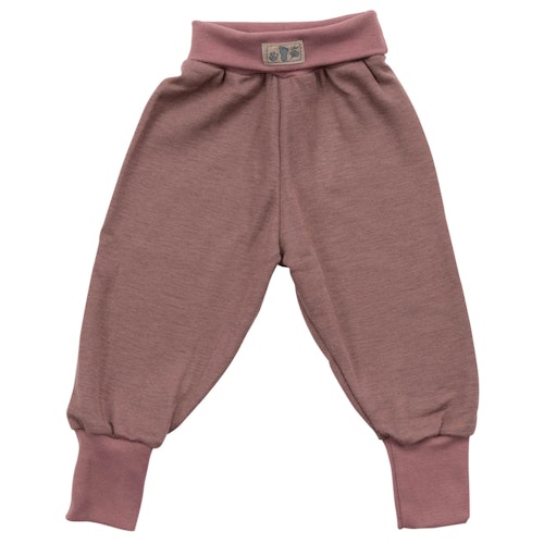 Babyhose Wolle Seide breite Bündchen