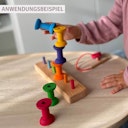 Vorschaubild 6 Kleine Holzspulen Fädelspiel